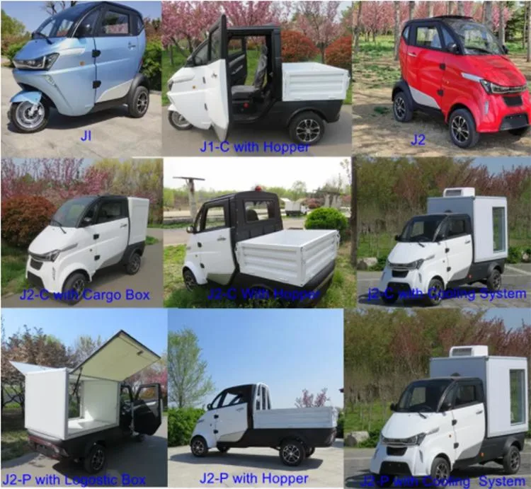 New Energy Hydraulic System Lithium Battery Electric Cargo Delivery Tricycle with Safety Belts