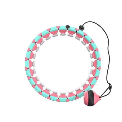 সামঞ্জস্যযোগ্য আকার স্মার্ট হুলা হুপ, পাতলা কোমর 24 নট ওজনযুক্ত হুলা হুপ