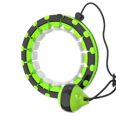 সামঞ্জস্যযোগ্য আকার স্মার্ট হুলা হুপ, পাতলা কোমর 24 নট ওজনযুক্ত হুলা হুপ