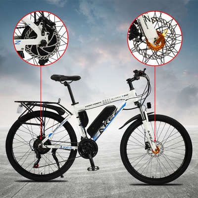 LCD 26 ইঞ্চি ম্যাগনেসিয়াম অ্যালয় 40Km/H লিথিয়াম ব্যাটারি বৈদ্যুতিক সাইকেল