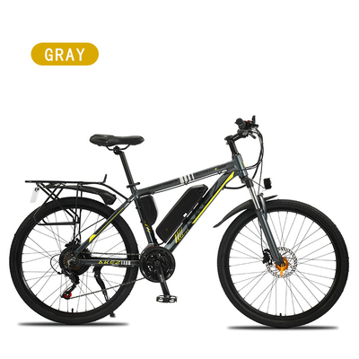 LCD 26 ইঞ্চি ম্যাগনেসিয়াম অ্যালয় 40Km/H লিথিয়াম ব্যাটারি বৈদ্যুতিক সাইকেল
