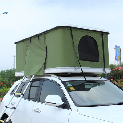 OEM ক্যানভাস কার ছাদ শীর্ষ ক্যাম্পিং তাঁবু কাস্টমাইজড 2-3 / 3-4 ব্যক্তি