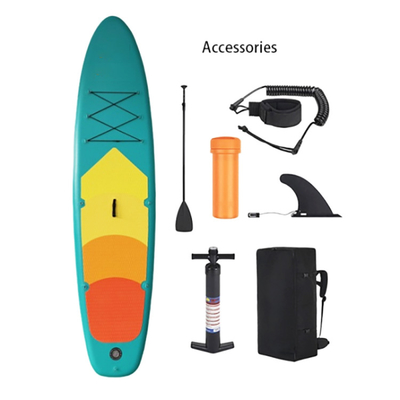 Watersport Inflatable সার্ফিং রেসকিউ সার্ফবোর্ড ফুট দড়ি সঙ্গে নরম শীর্ষ