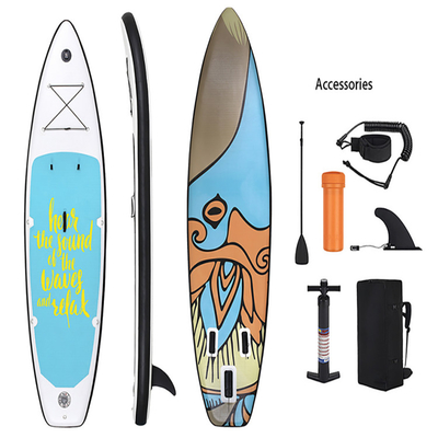 Watersport Inflatable সার্ফিং রেসকিউ সার্ফবোর্ড ফুট দড়ি সঙ্গে নরম শীর্ষ