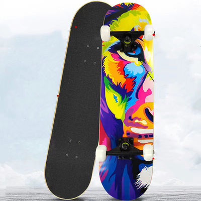 পিইউ হুইল আউটডোর এন্টারটেইনমেন্ট ইকুইপমেন্ট হিট ট্রান্সফার প্রিন্টিং বিয়ারিং স্কেটবোর্ড